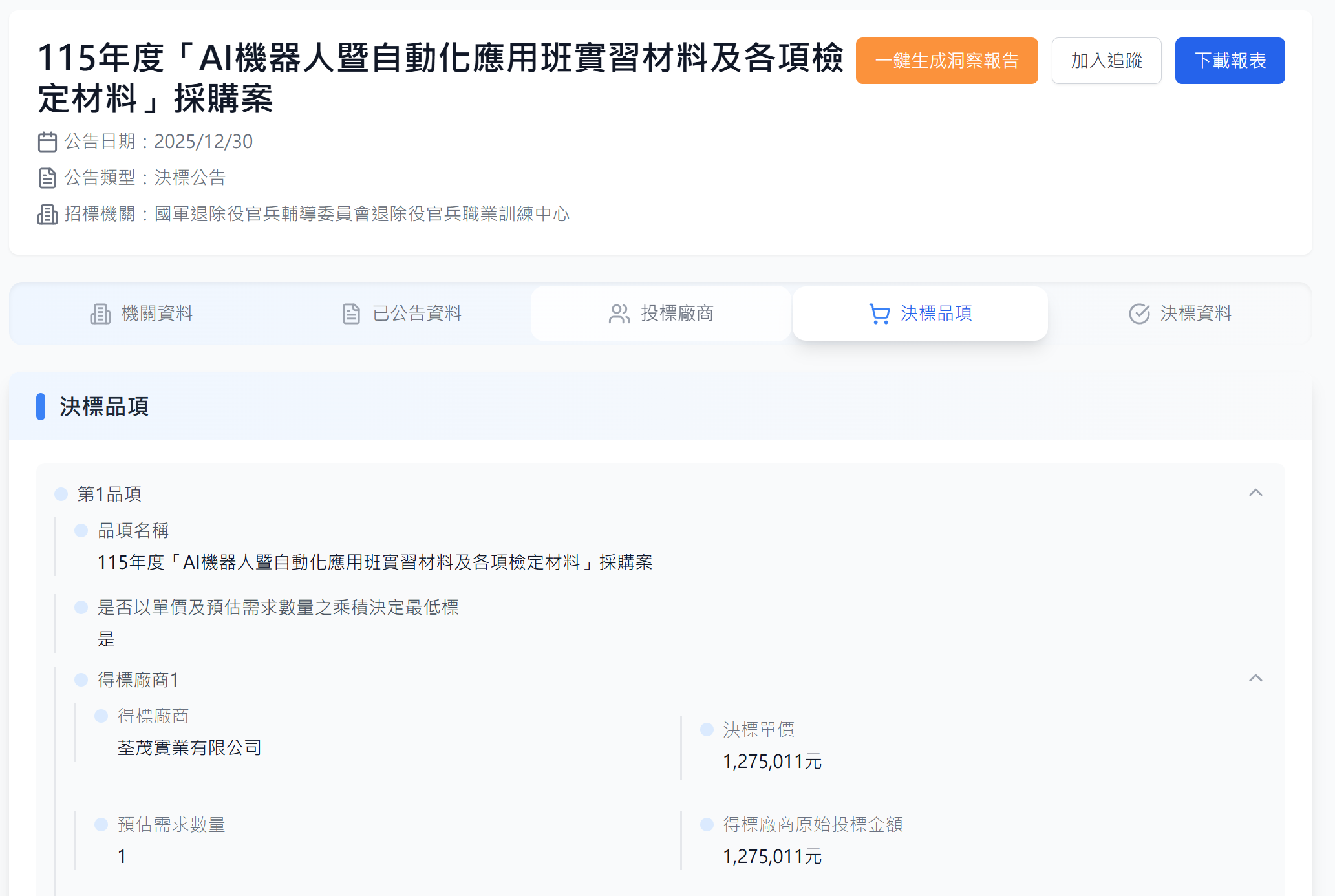 Corp Insight 企業資料